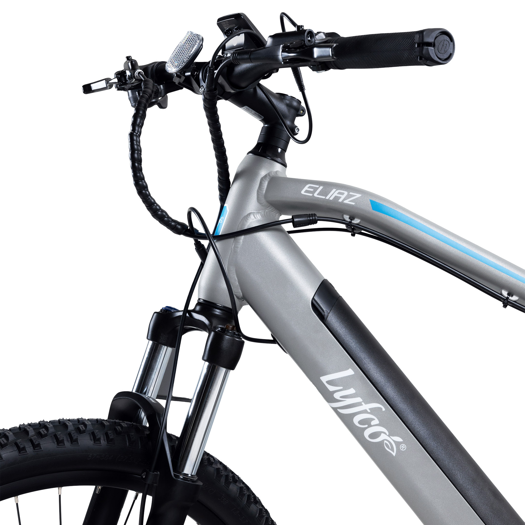 Elcykel Lyfco MTB 27,5" Eliaz 14 Ah Silver