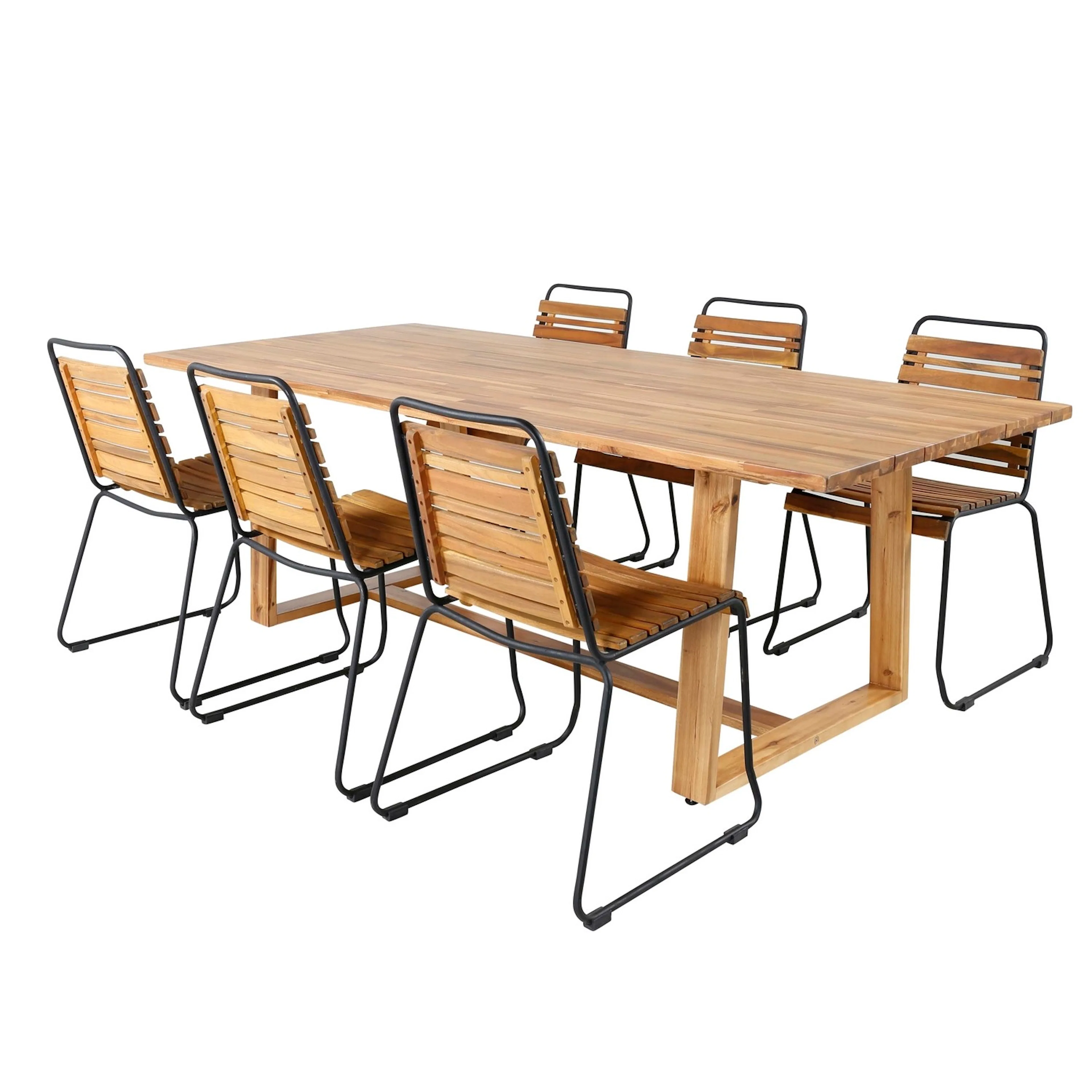 Matgrupp Venture Home Plarra med 6 Billy Matstolar