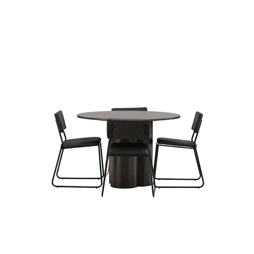 Matgrupp Venture Home Olivia med 4 Kenth Stolar