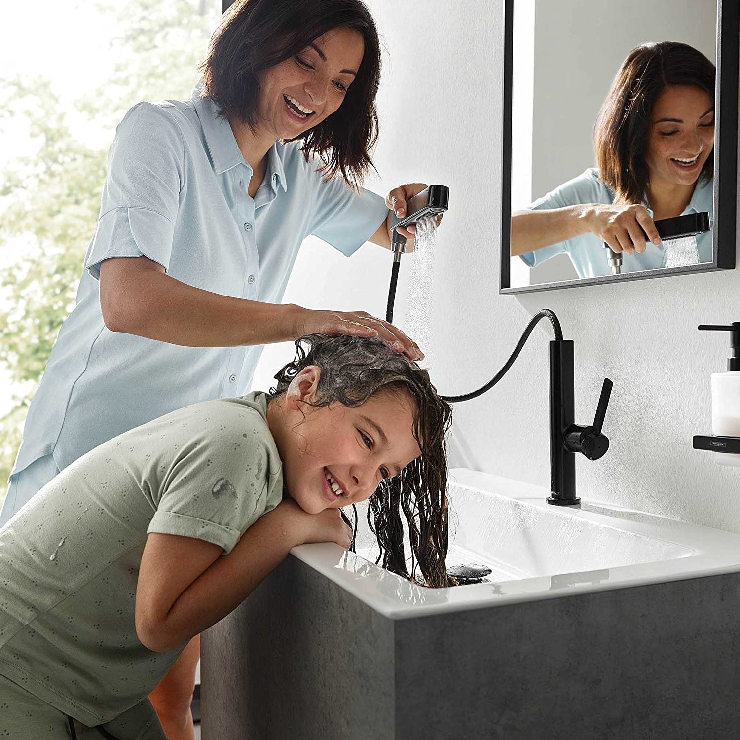 Tvättställsblandare Hansgrohe Finoris 230 med Utdragbar Handdusch 2jet