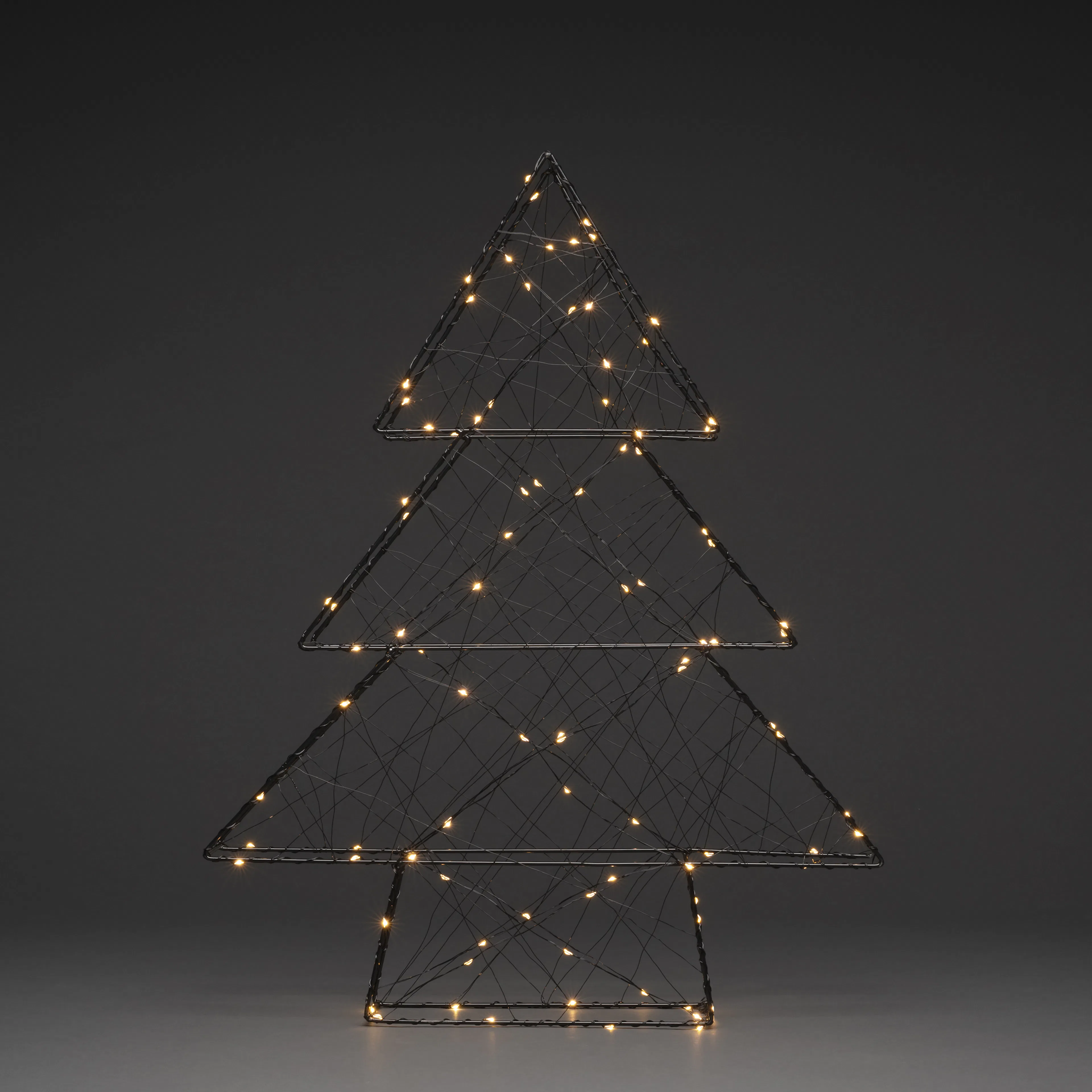 Metallgran Gnosjö Konstsmide 60 cm LED Svart