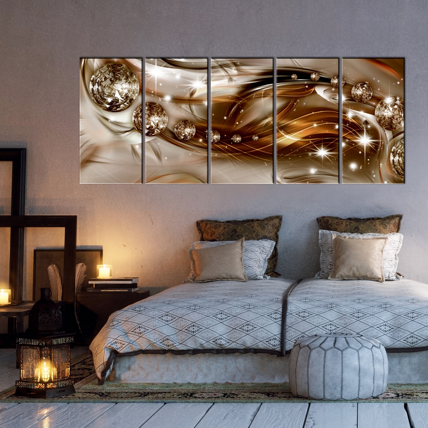 Tavla - Shining Bullets 200x80 200x80 cm