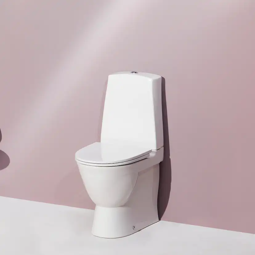 Toalettstol Laufen Pro N 828969 Rimless P-lås för Limning exkl Sits