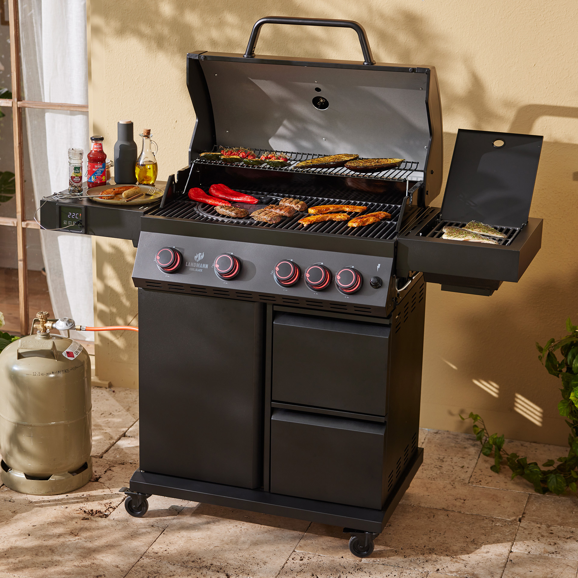 Gasolgrill Landmann Cool Black MaxX 4.1