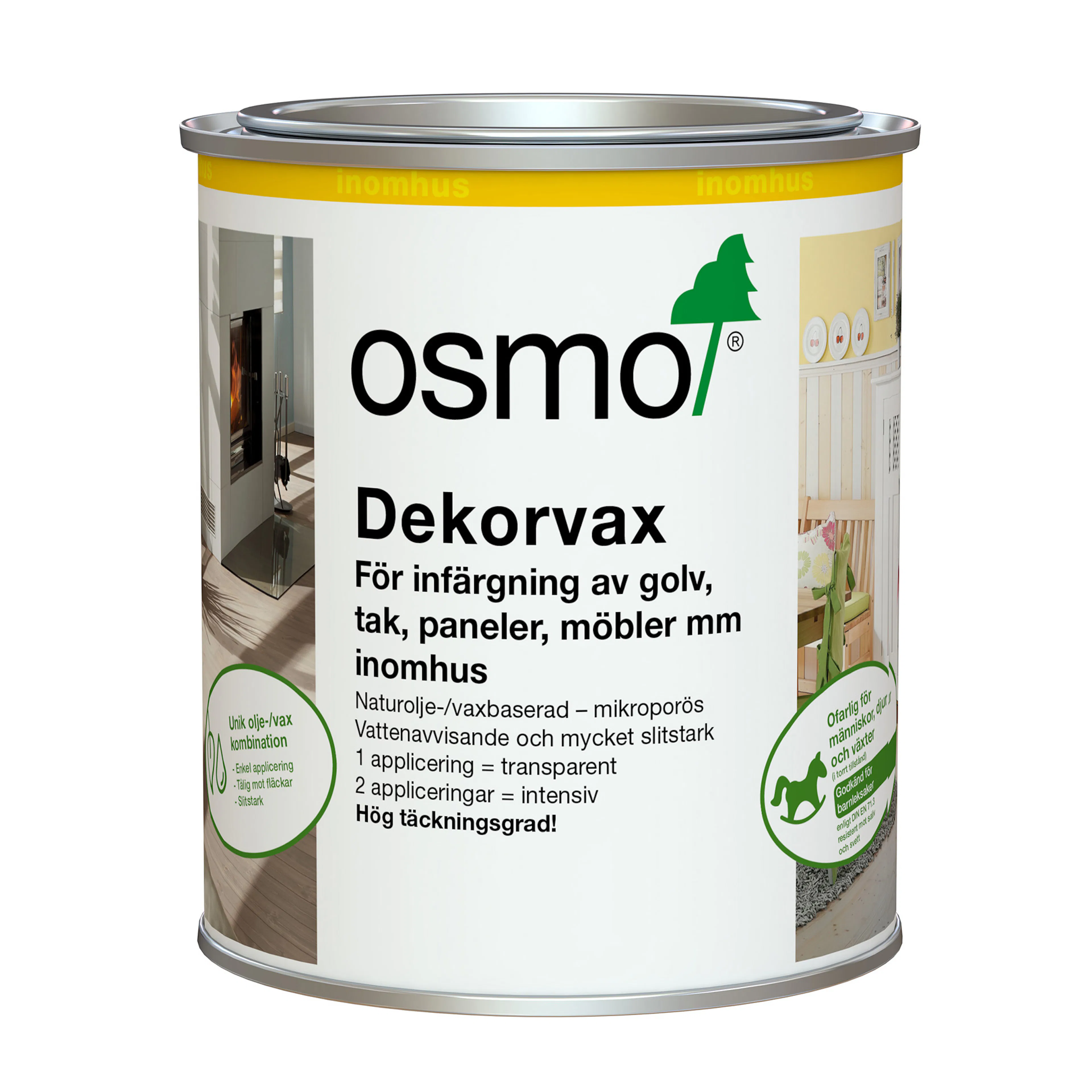 OSMO 3166 Dekorvax Transparent Valnöt 0,75 liter 0,75 liter