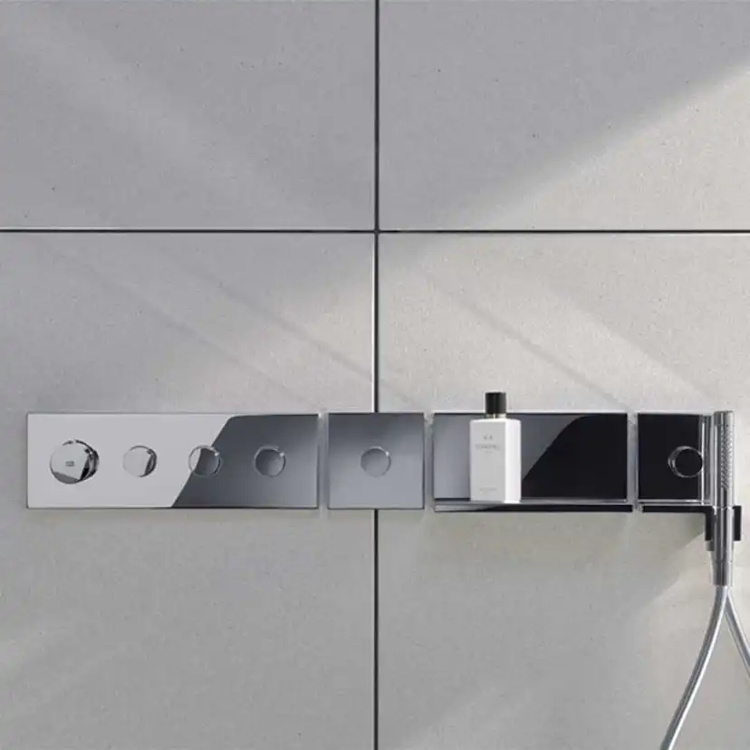 Termostatmodul Axor ShowerCollection 120/120 Square för Inbyggnad