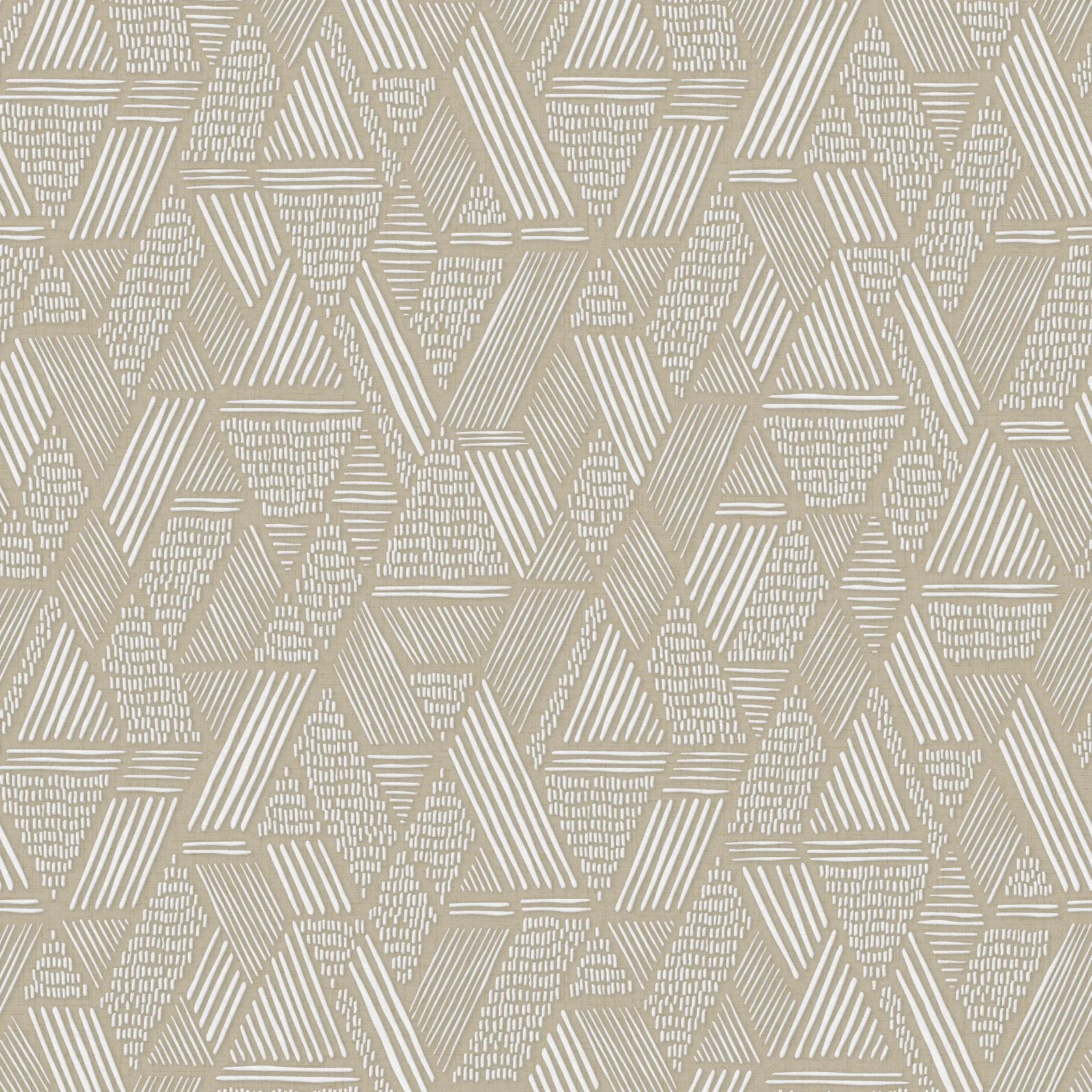 Tapet WOW Ethnic Stitch Naturligt