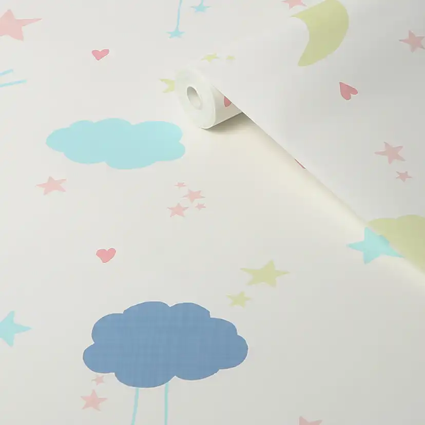 Tapet NEXT Moon & Stars Pastel