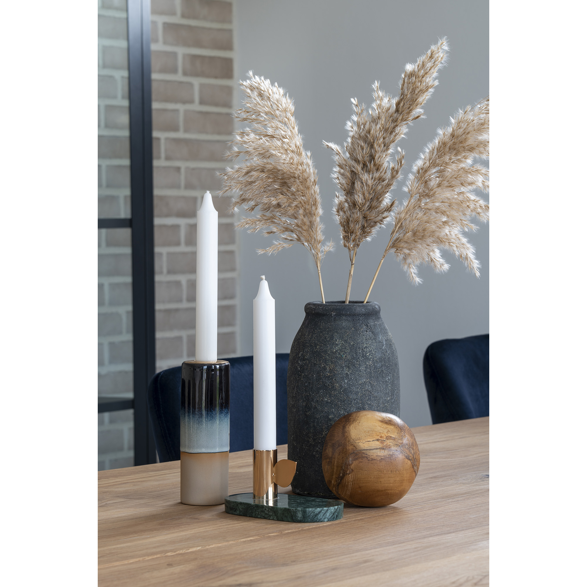 Ljusstake House Nordic Marble Leaf