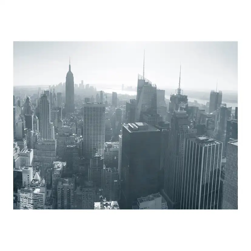 Fototapet Arkiio New Yorks Skyline Svart Och Vitt