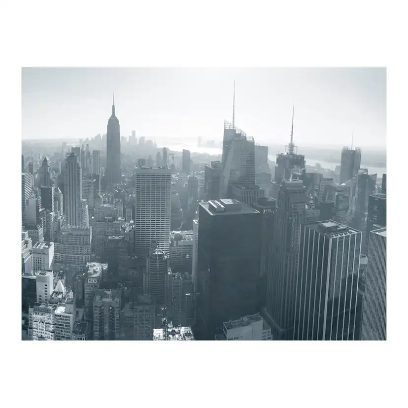 Fototapet Arkiio New Yorks Skyline Svart Och Vitt