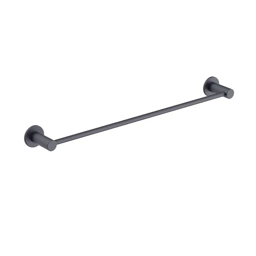 Handduksstång Bathlife Lättnad 60cm enkel Matt svart 60cm enkel Matt Svart