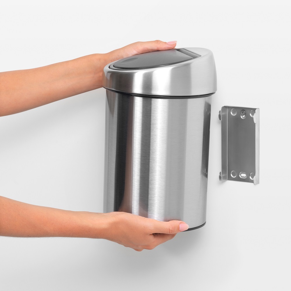 Touch Bin® 3Ltr Matt Stål Färg: Matt Stål