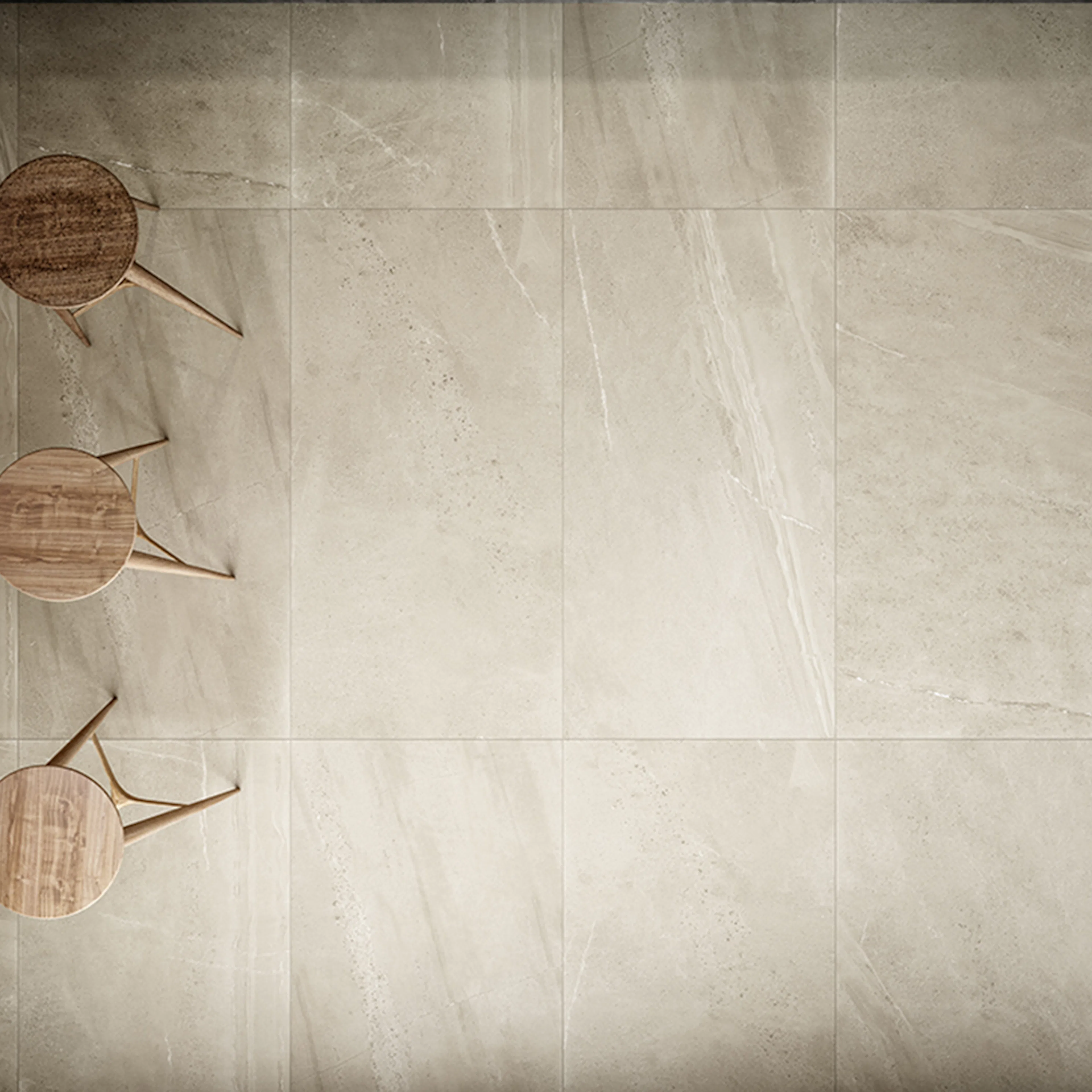 Klinker Coem Ceramiche Brit Stone Ivory Beige 15x15 cm Matt