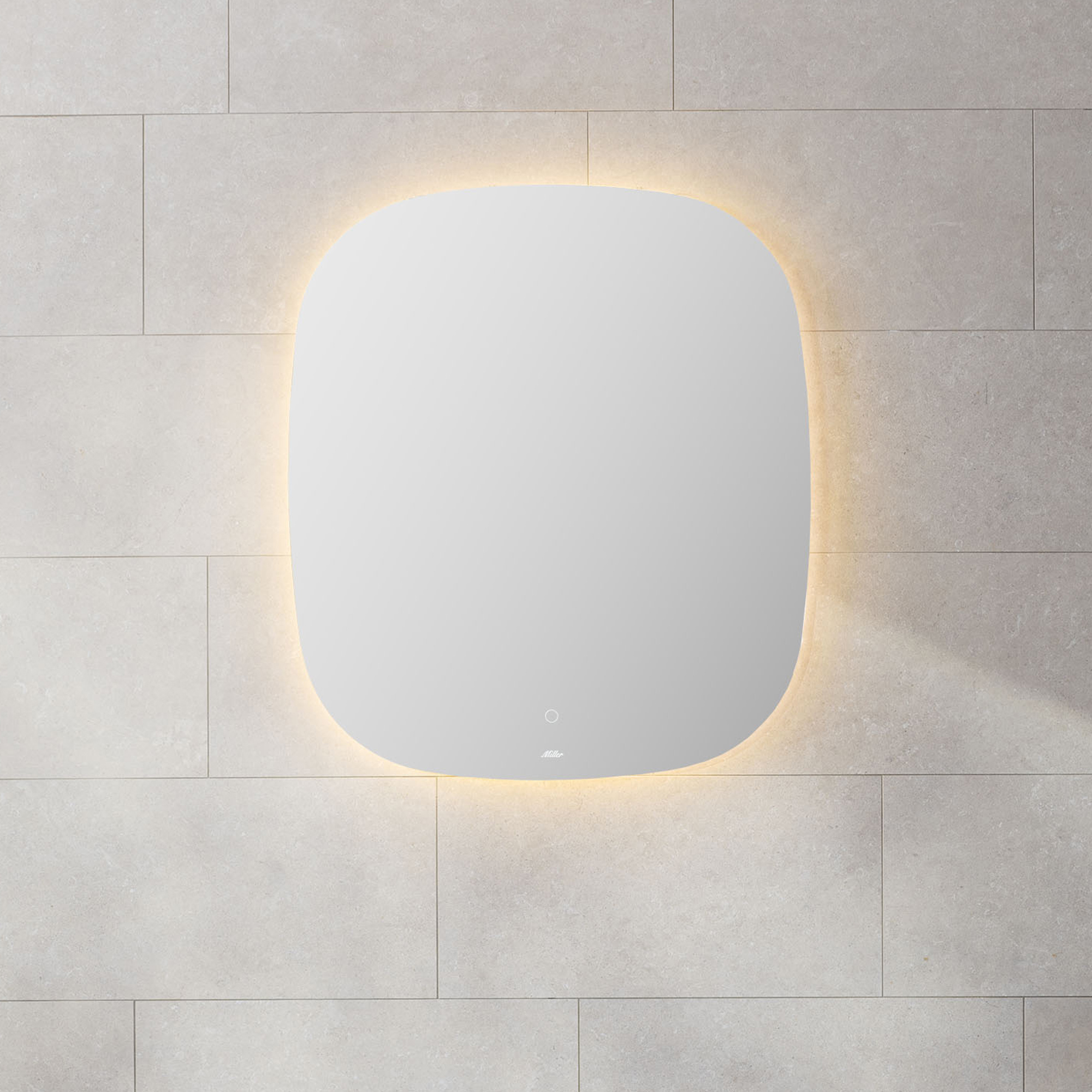 Spegel Miller Badrum Ambient Oval Touch