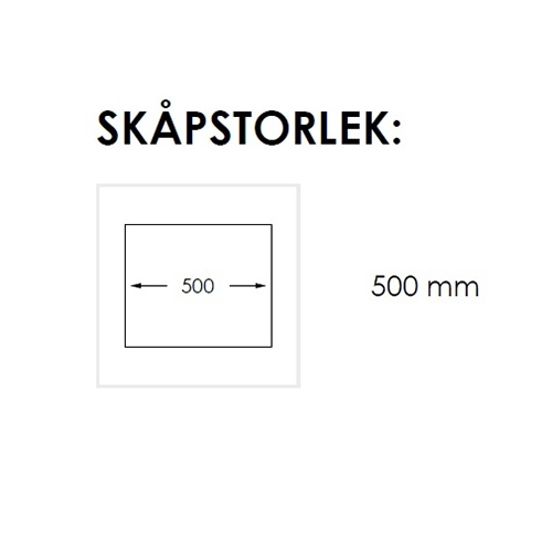Infälld Diskho Nordic Tech Zirkon 400 Rostfri Enkel med Korgventil & Vattenlås