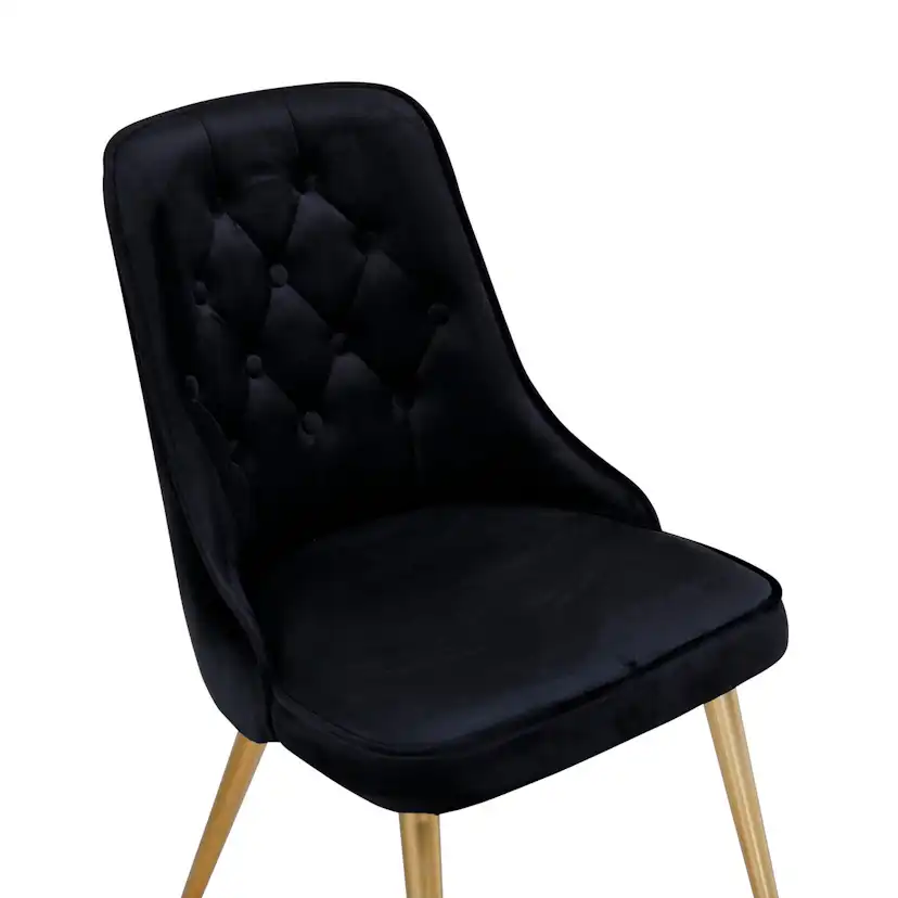 Matstol Venture Home Velvet Deluxe Matt Mässing Ben
