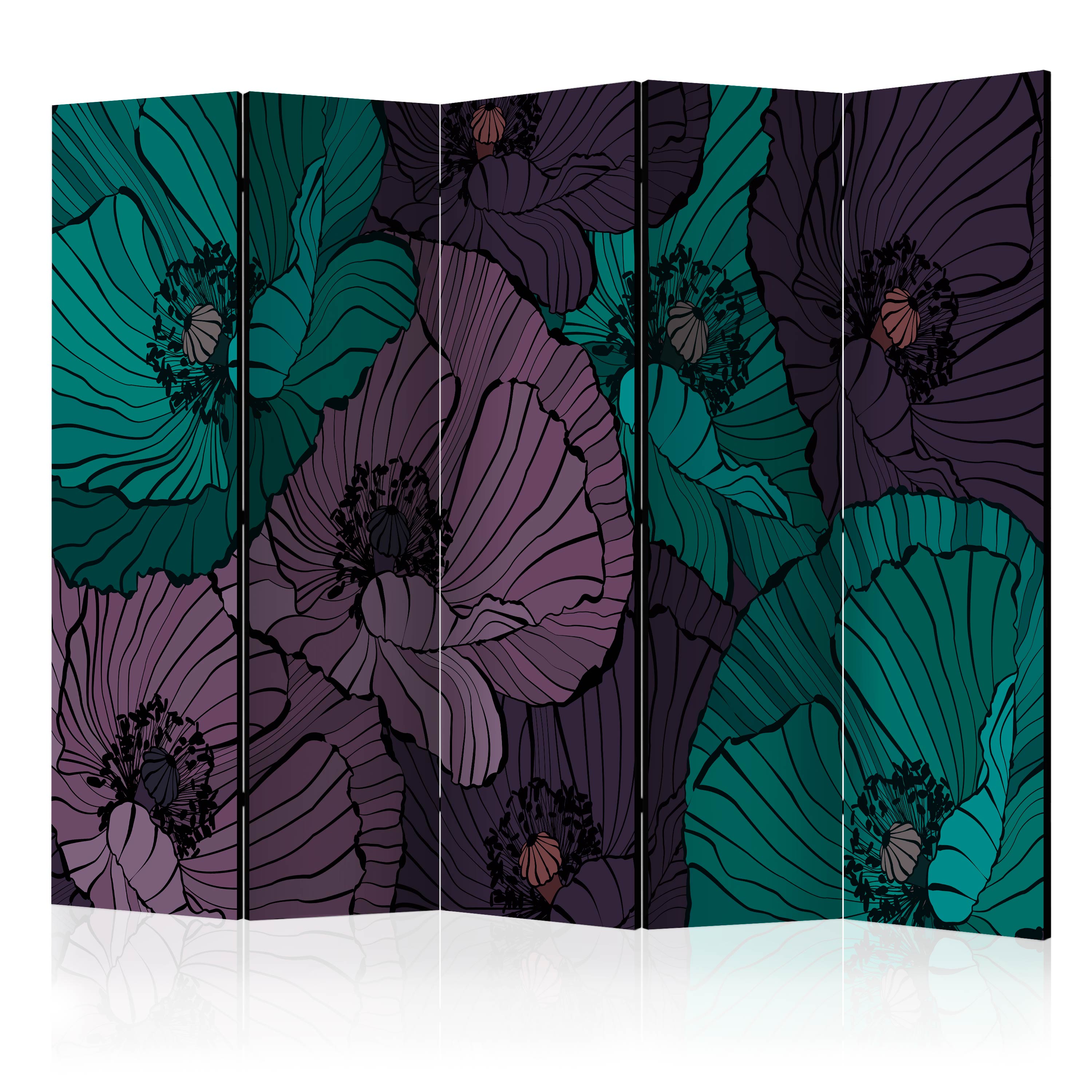 Rumsavdelare Arkiio Flowerbed II 225x172 cm