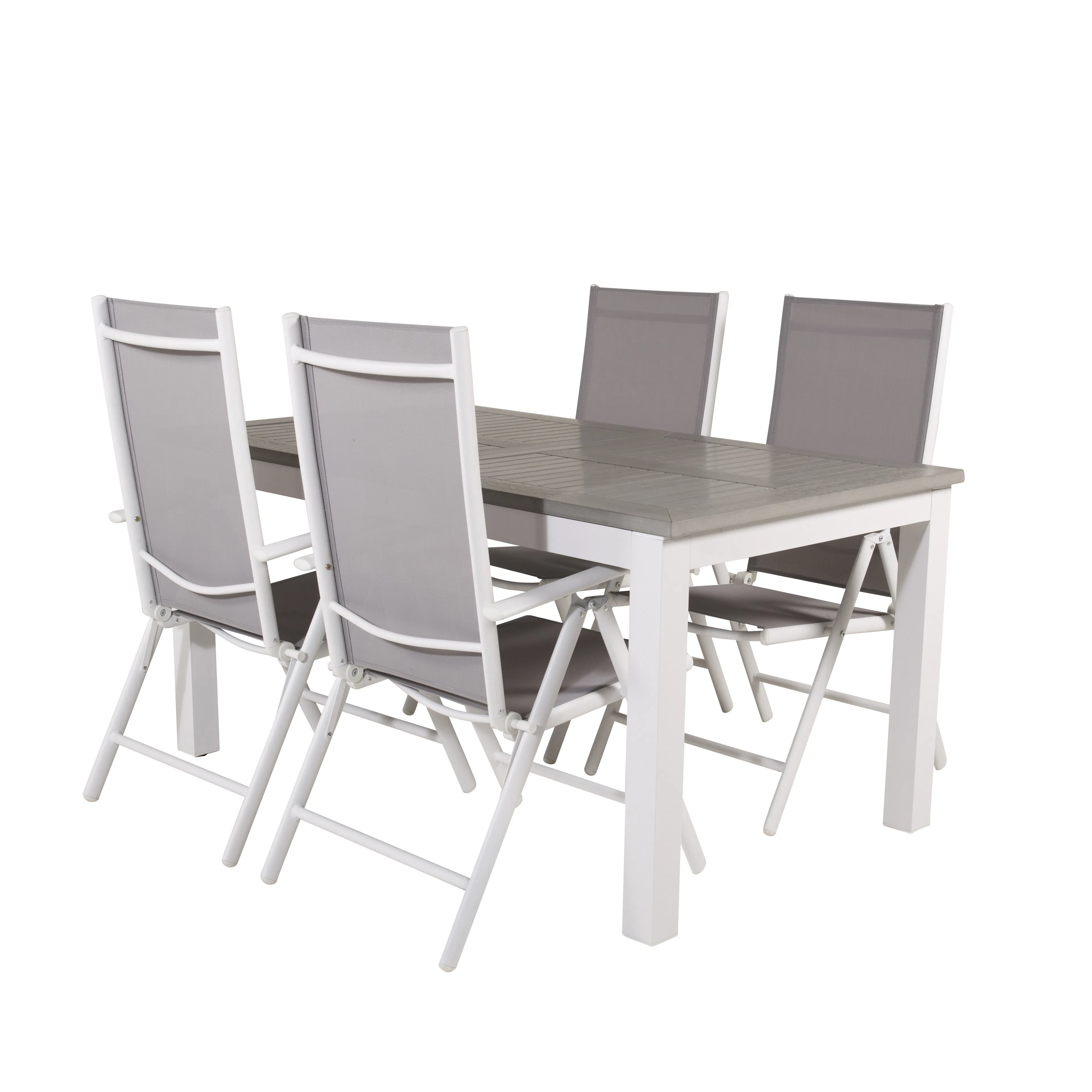Matgrupp Venture Home Aleyna 160/240 med 4 Bront Matstolar