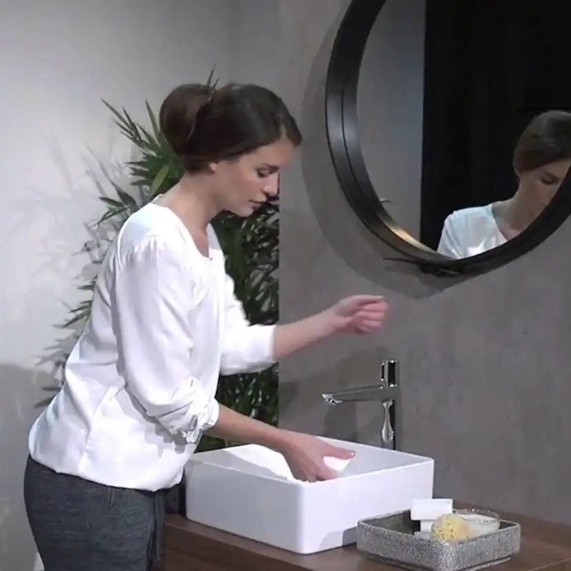 Tvättställsblandare Hansgrohe Talis Select E 240 med Lyftventil