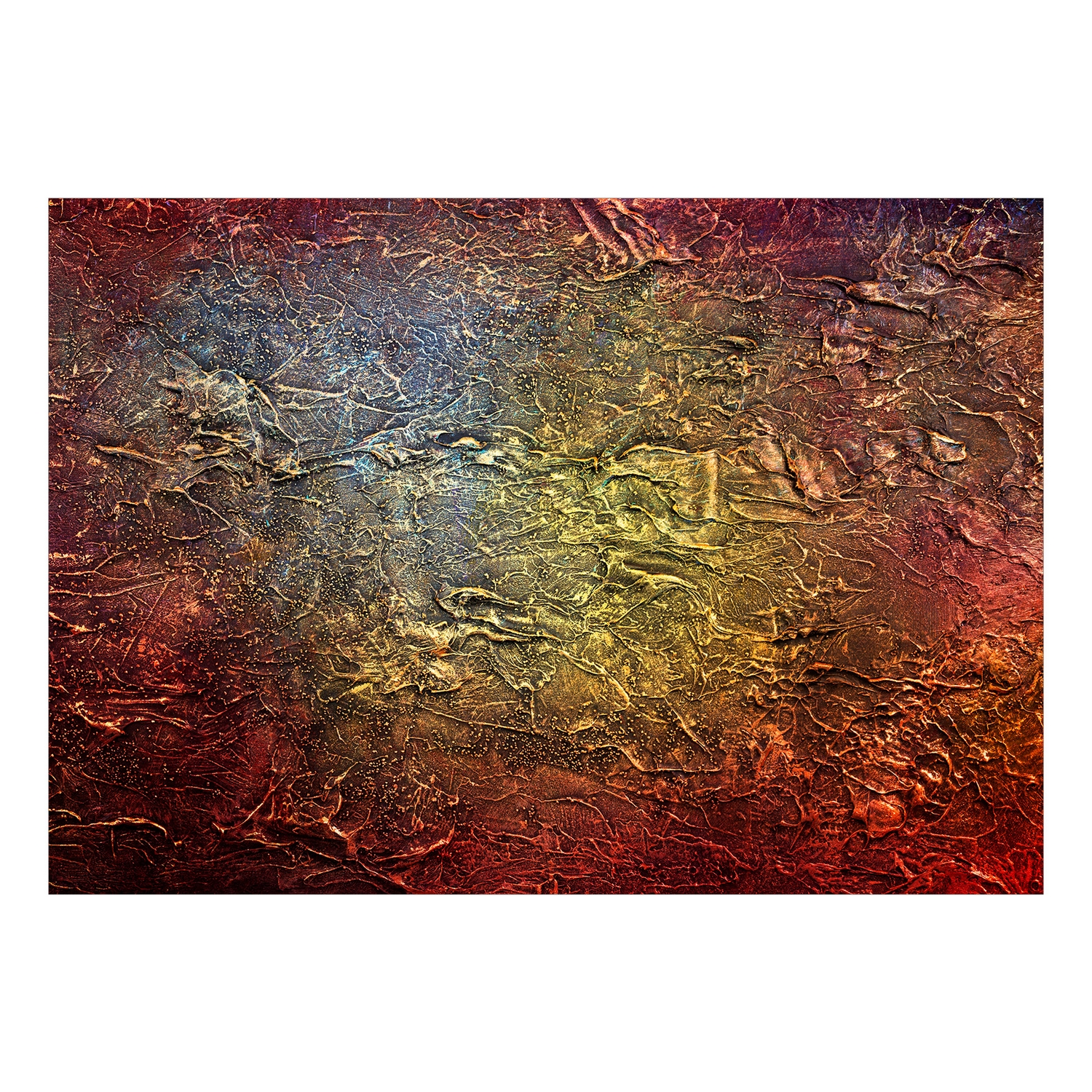 Fototapet Arkiio Självhäftande Red Gold