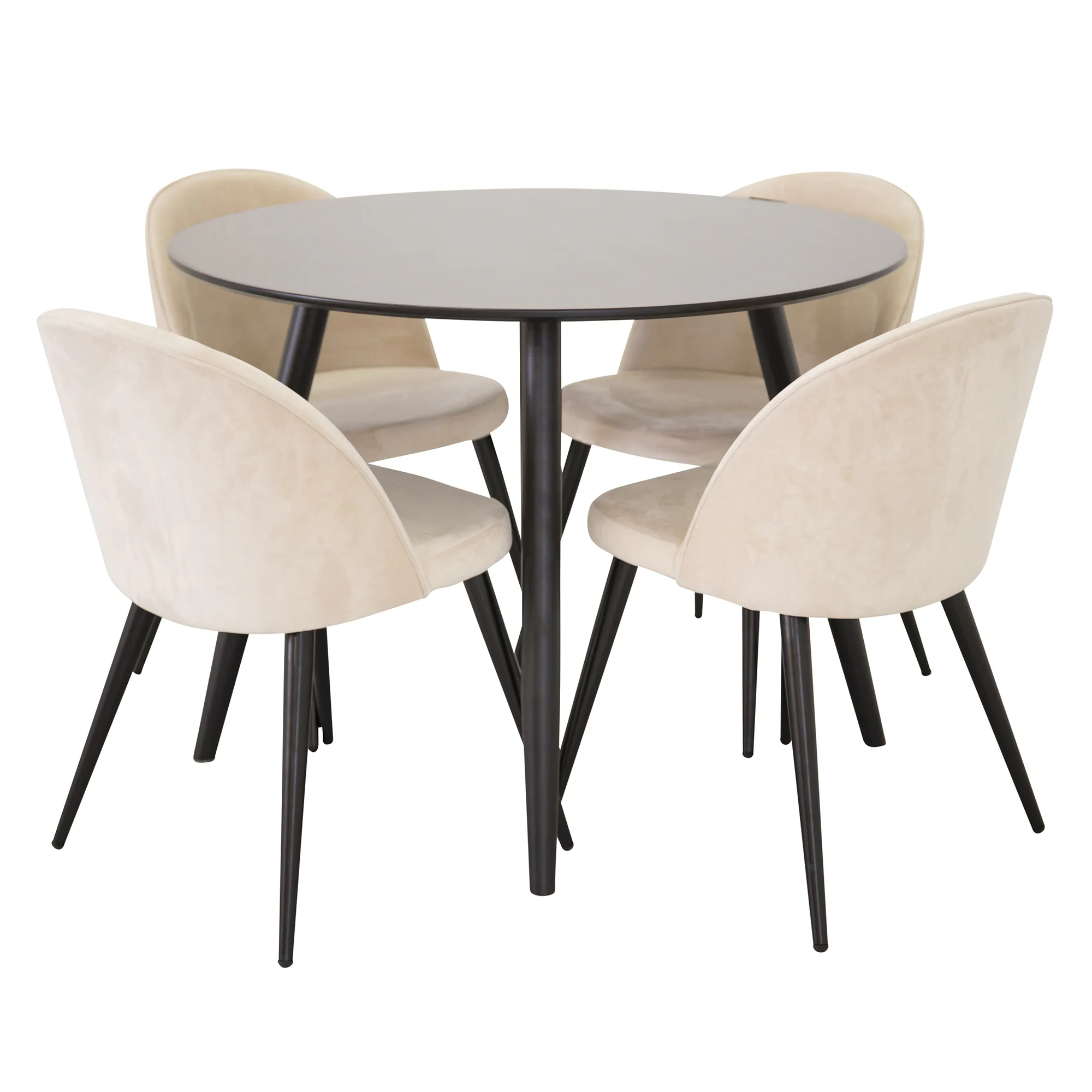 Beige/Svart