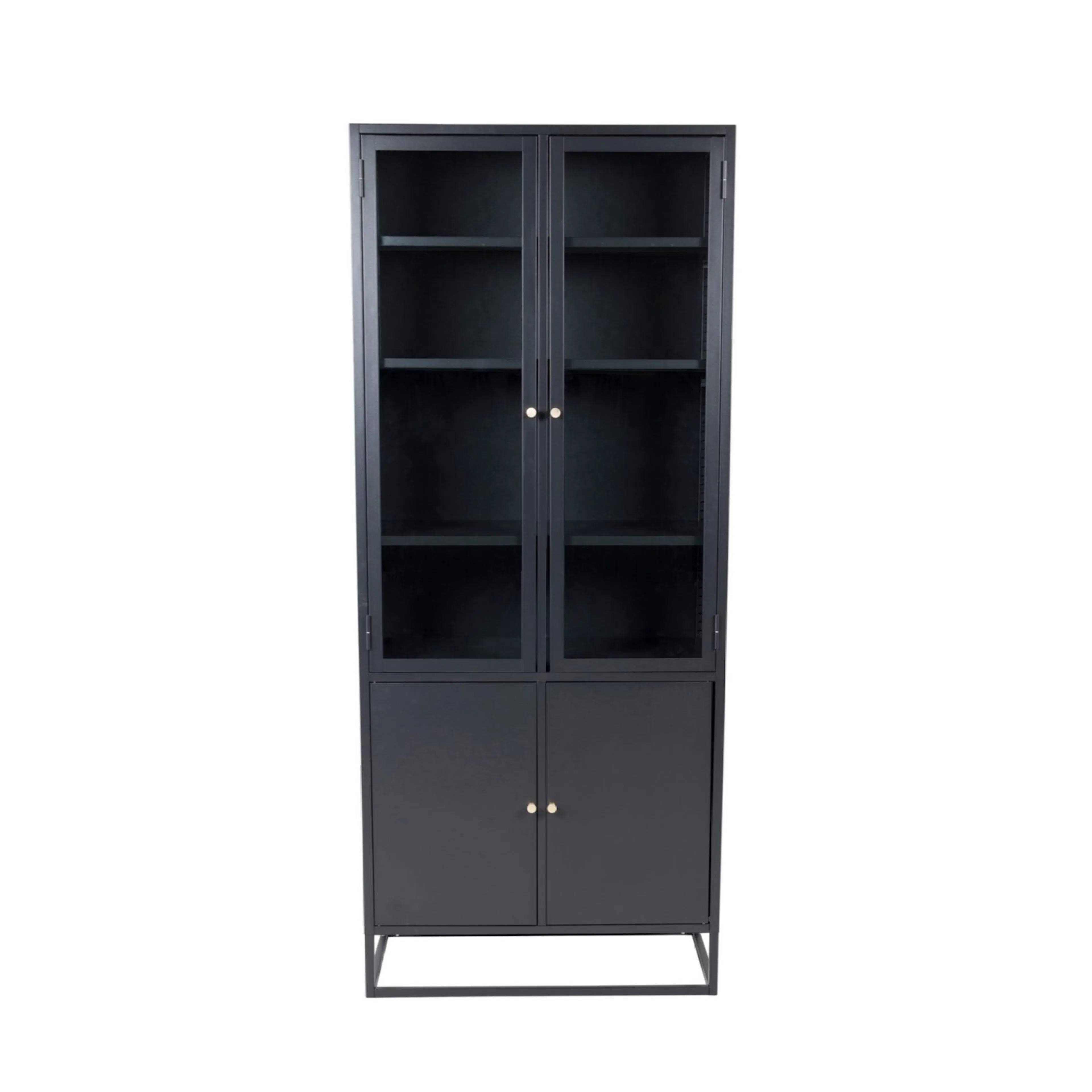 Bakal - Covered Bookcase - Black Svart