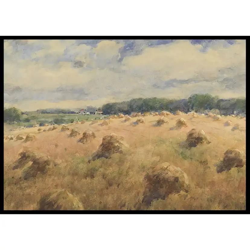 Poster Gallerix Maryland Wheat Fields By William Henry Holmes