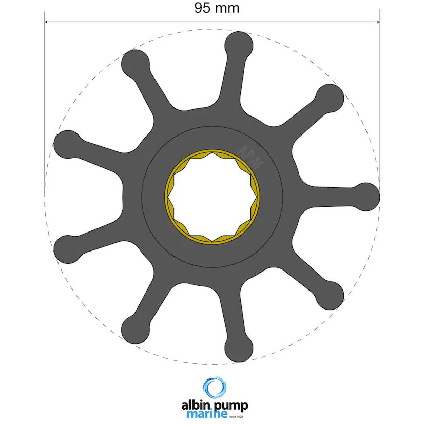 Impeller Albin Group Marine Premium 06-02-027