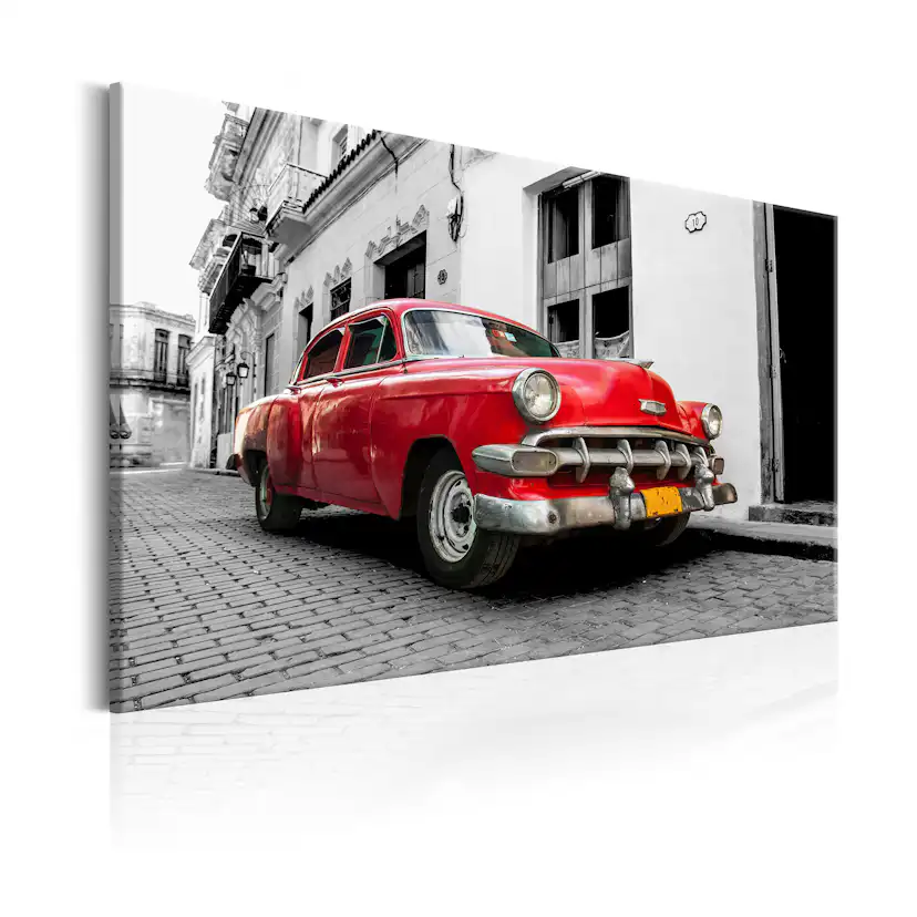 Tavla Arkiio Cuban Classic Car Röd