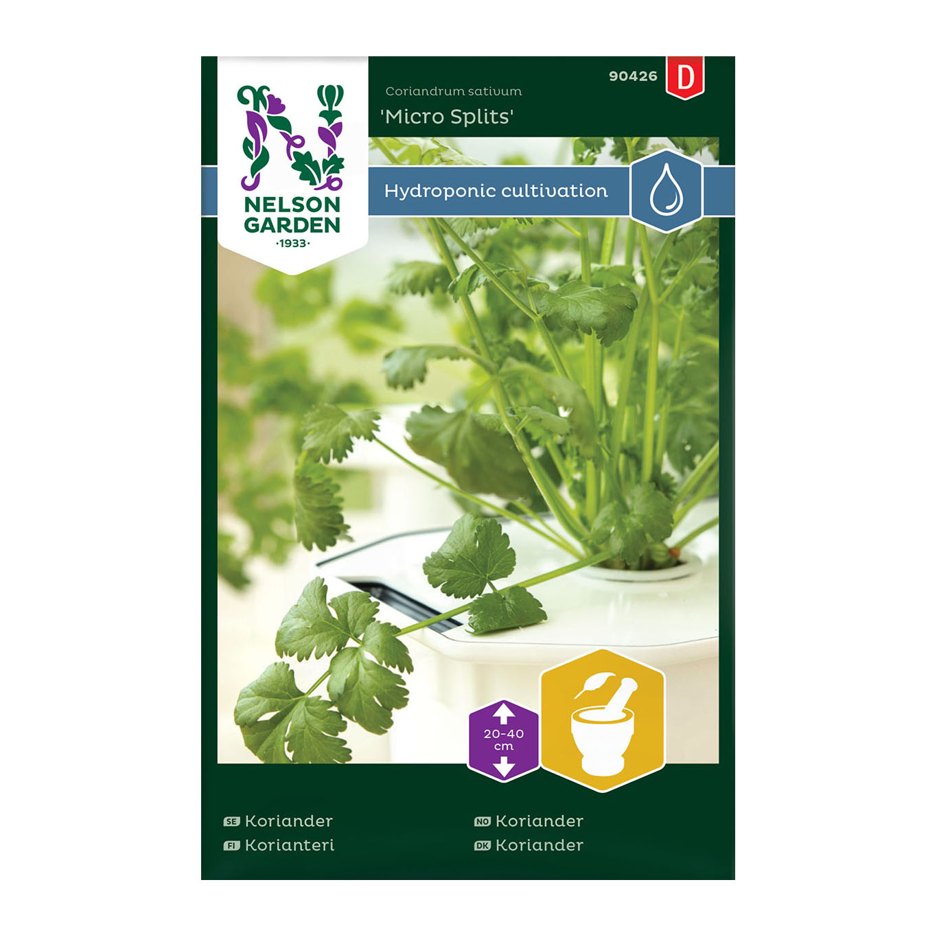 Frö Koriander Nelson Garden Micro Splits