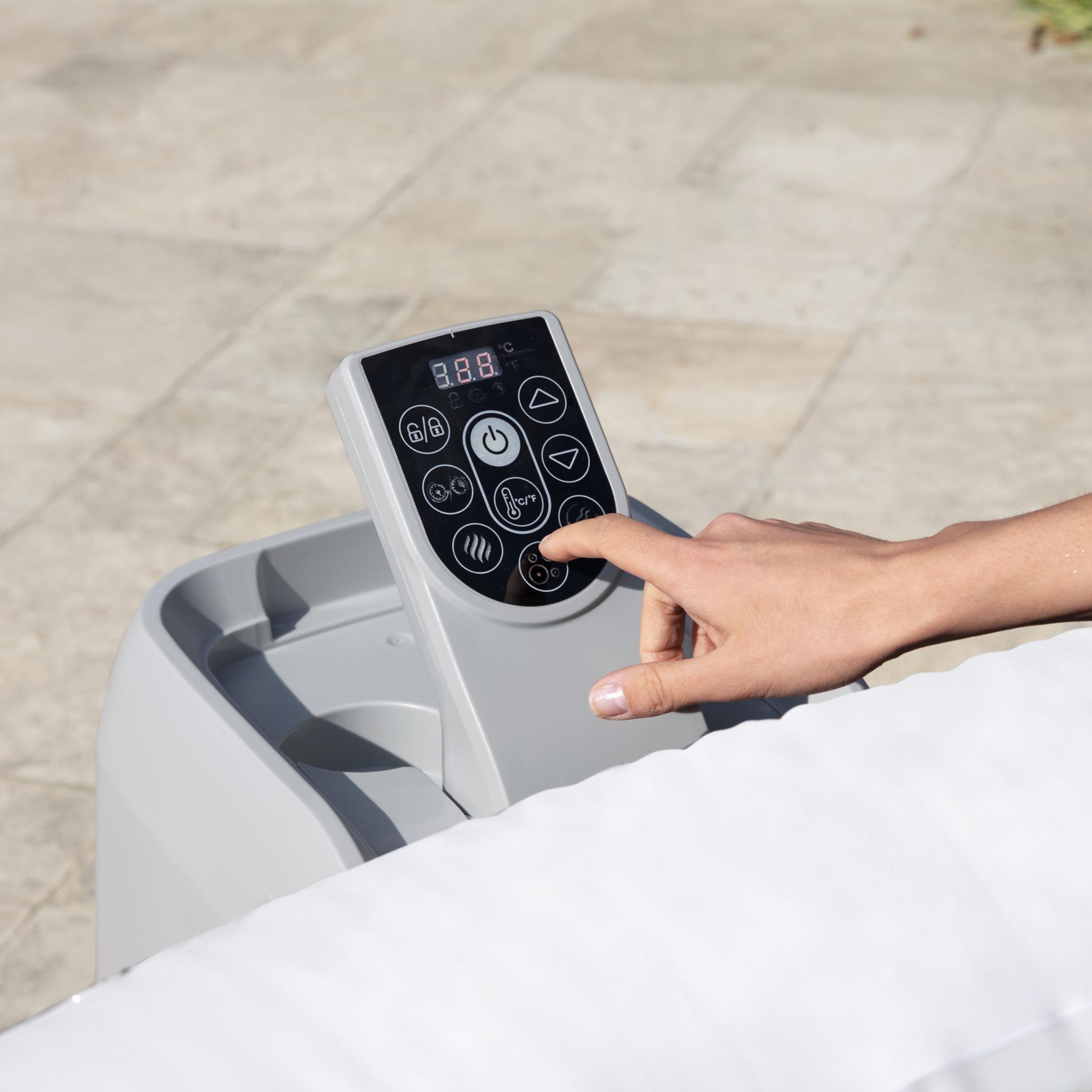 Uppblåsbart Spabad Bestway Lay-Z Hollywood Airjet