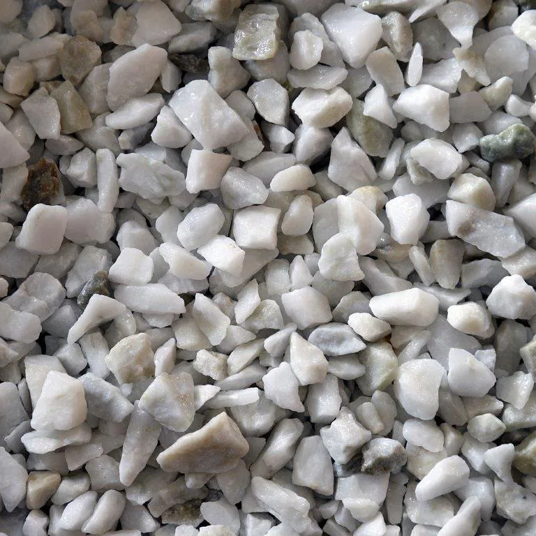 Dekorsten Magrab Krossprodukter Vit Marmor 8-12 mm, 1000 kg Säck