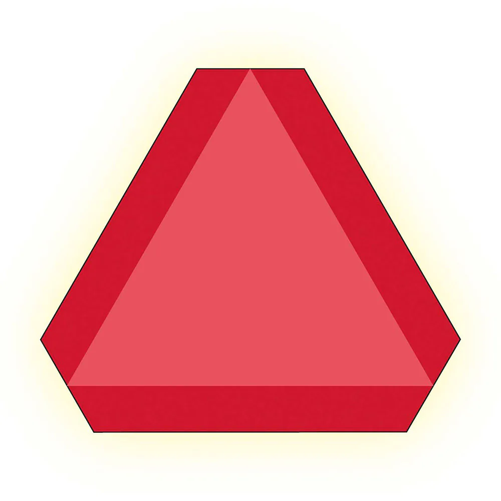 Skylt Systemtext Långsamtgående Fordon Aluminium