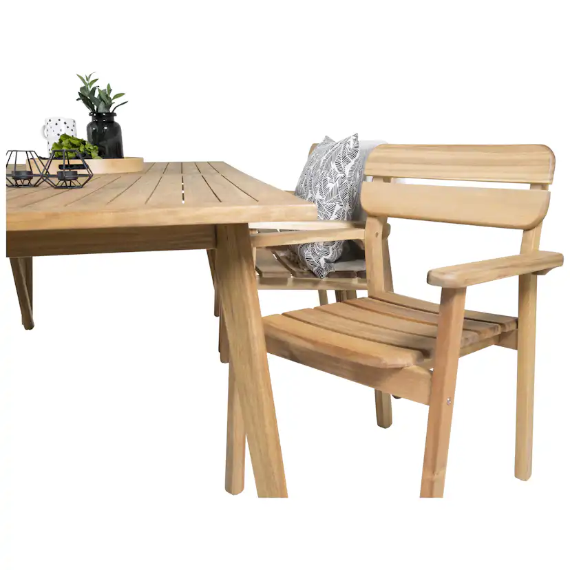 Matgrupp Venture Home Caisa 220 med 6 Moa Matstolar