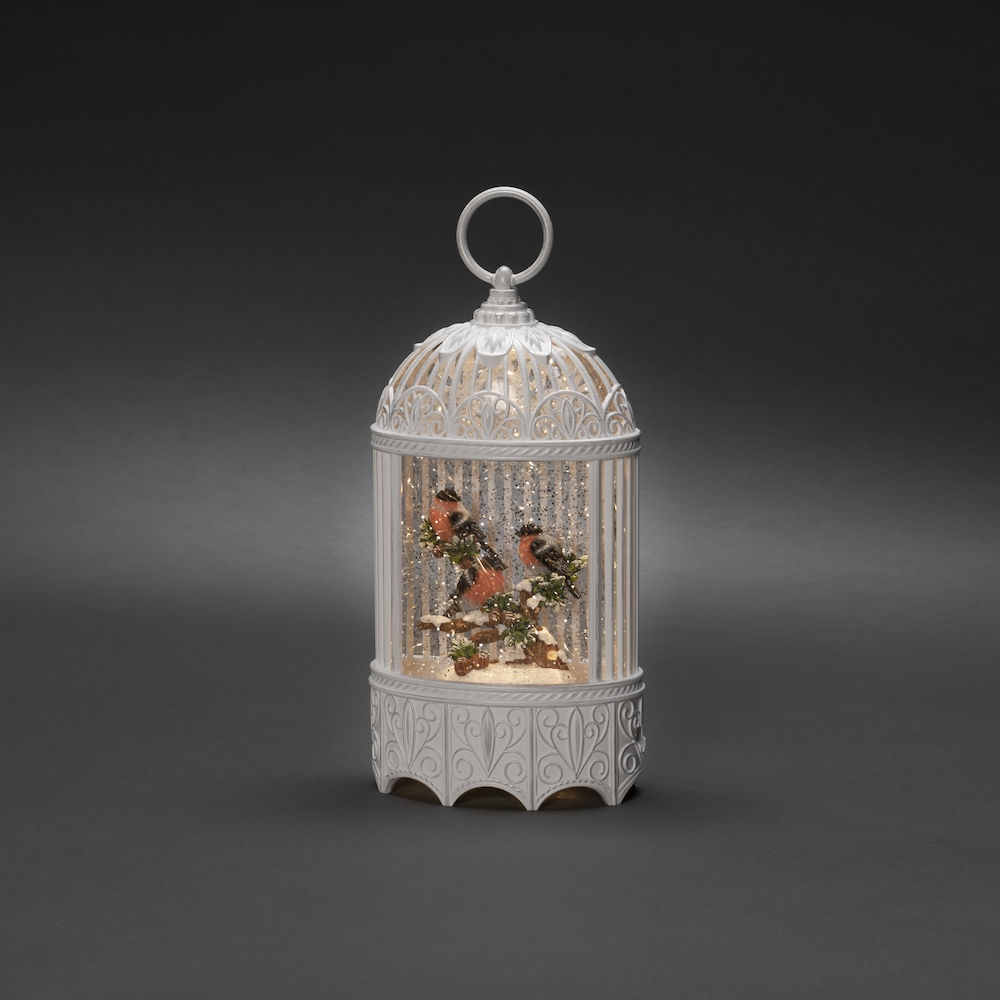 Bordsdekoration Gnosjö Konstsmide Vattenfylld Lykta Domherrar