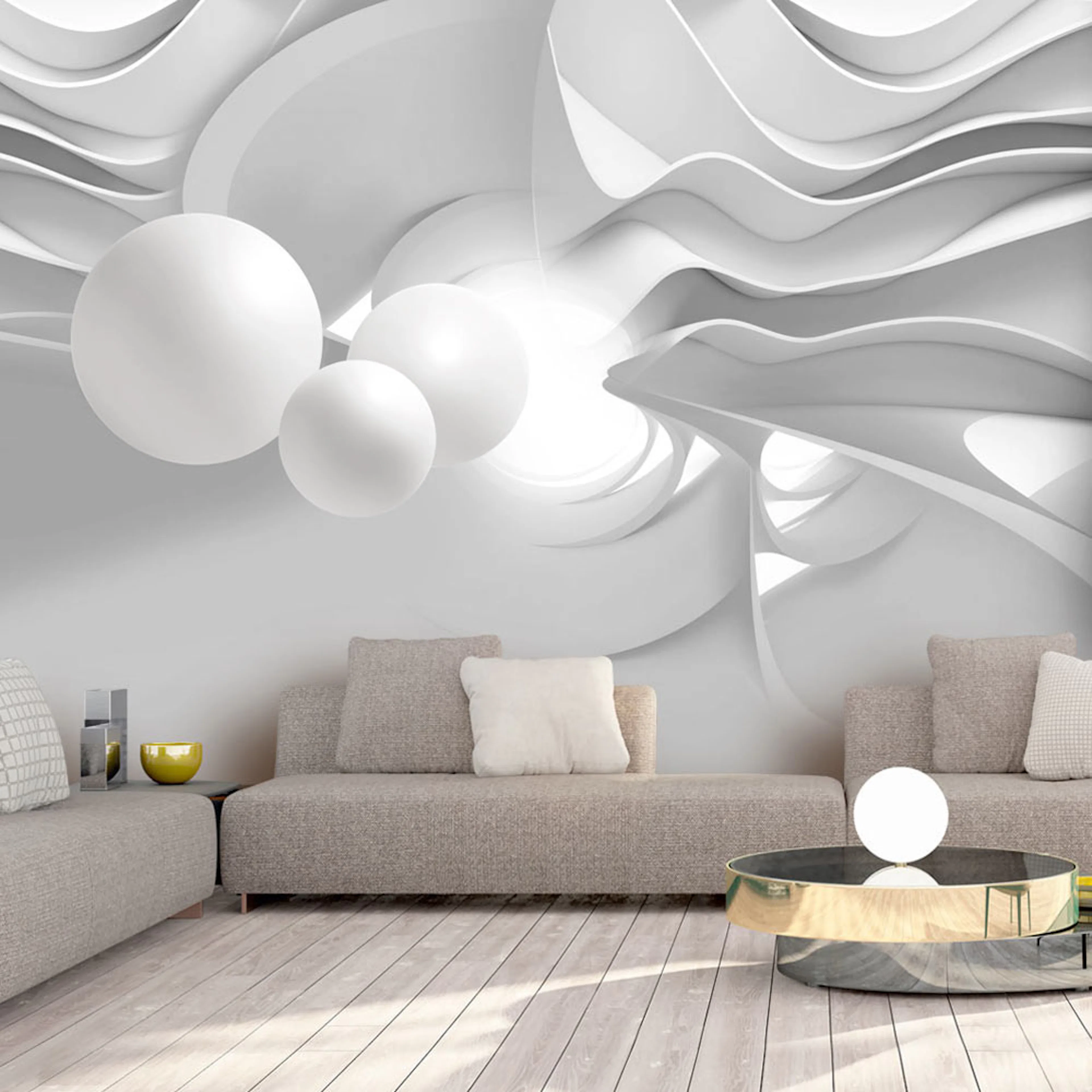 Fototapet Arkiio White Corridors