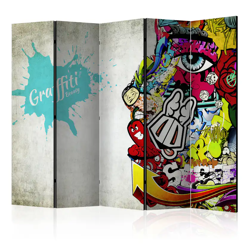 Rumsavdelare Arkiio Graffiti Beauty 225x172 cm