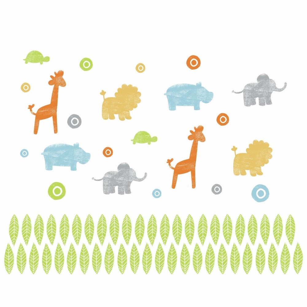 Väggdekor RoomMates Animals on Parade