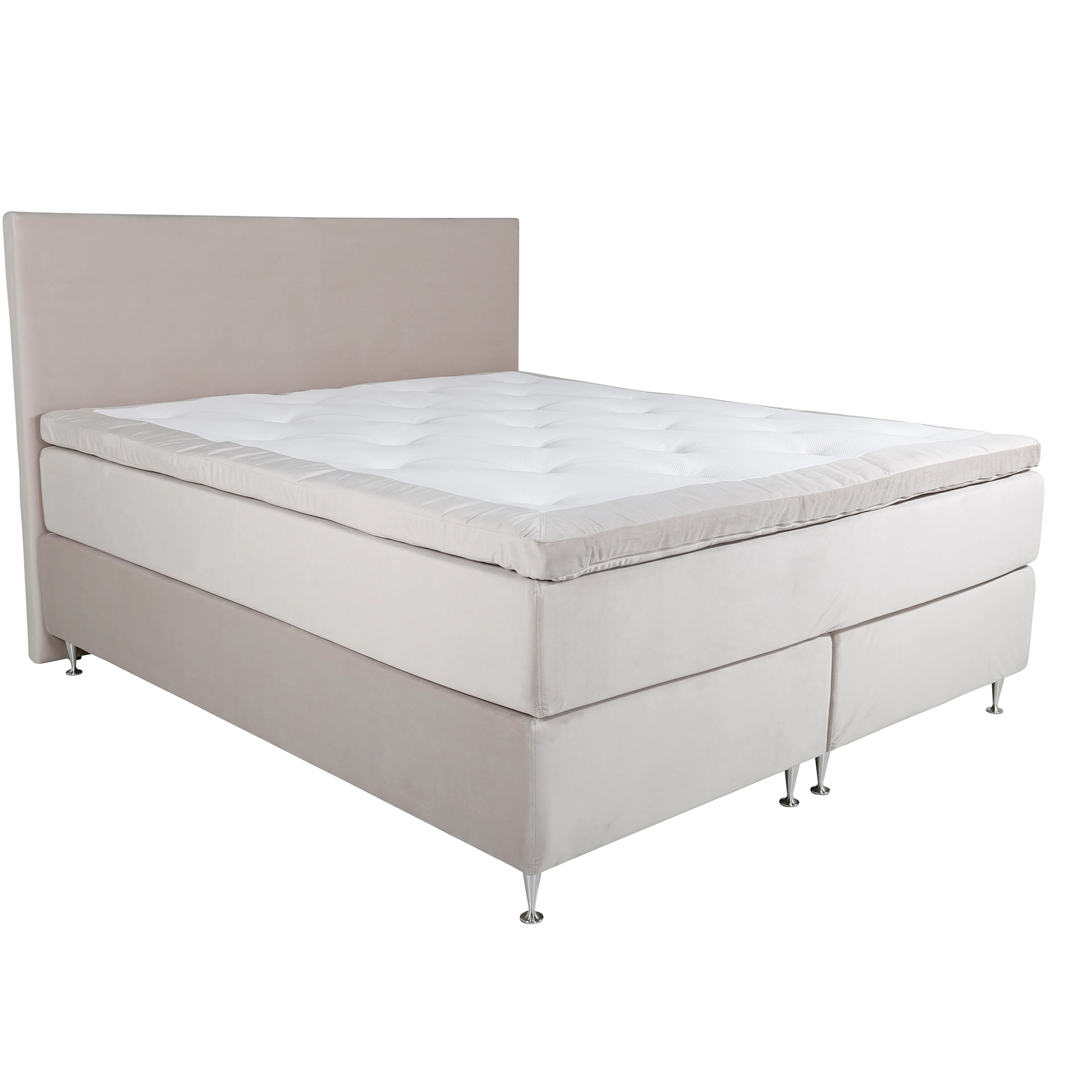 Kontinentalsäng Venture Home Frösslunda Sammet med Sänggavel Askelunda