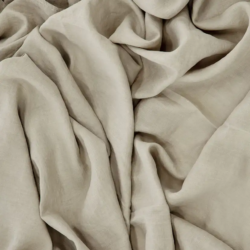 Milo Bedspread Linen Beige 260x260 cm Färg: Beige, Mått: 260x260 cm