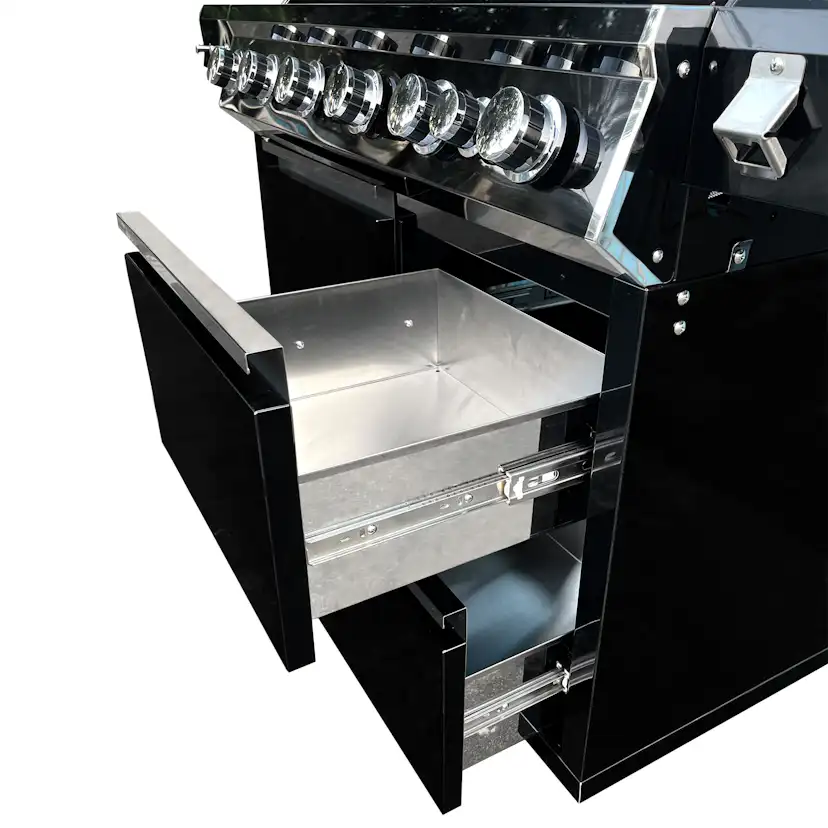 Gasolgrill Kobe Premium 6+1 Svart