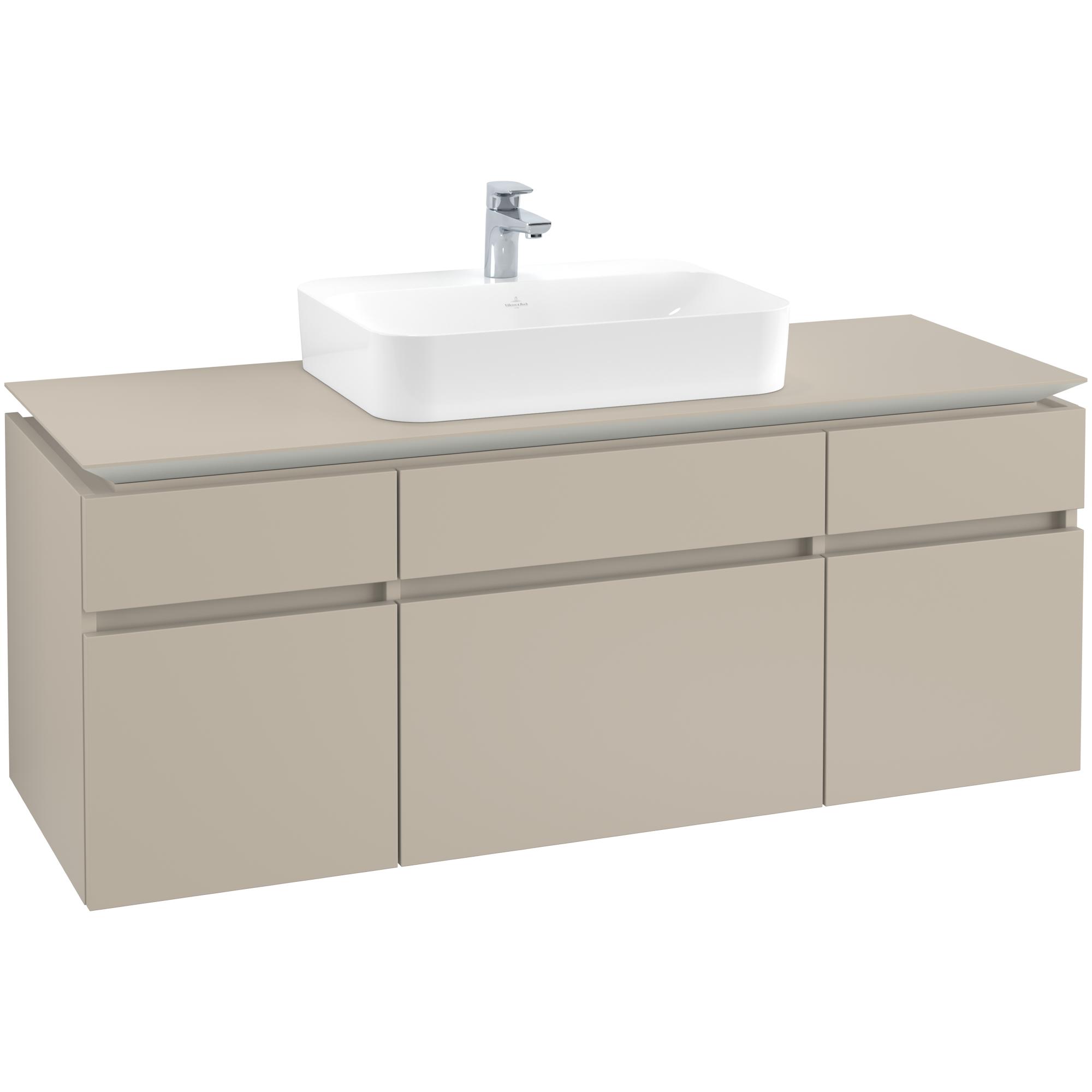 Tvättställsskåp Villeroy & Boch Legato med 5 Lådor för Ytmonterat Tvättställ från Finion & Memento