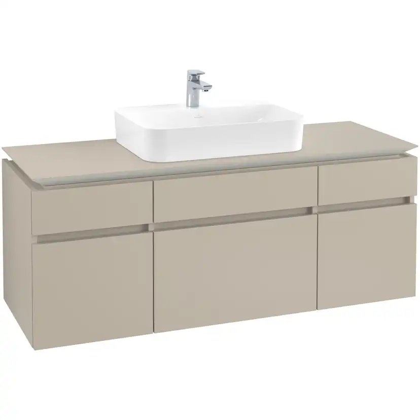 Tvättställsskåp Villeroy & Boch Legato med 5 Lådor för Ytmonterat Tvättställ från Finion & Memento