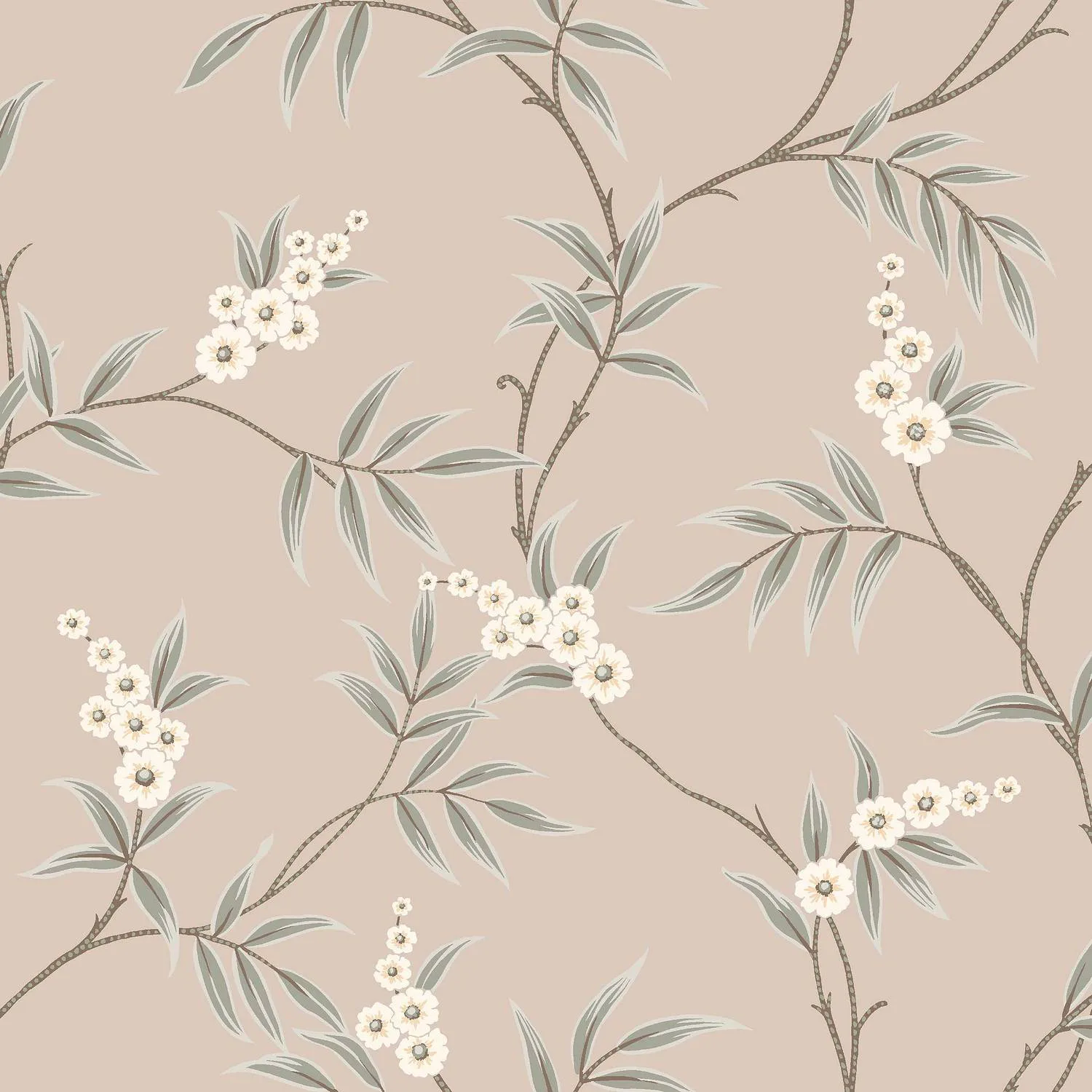 Tapet Boråstapeter Floral Tree 7764