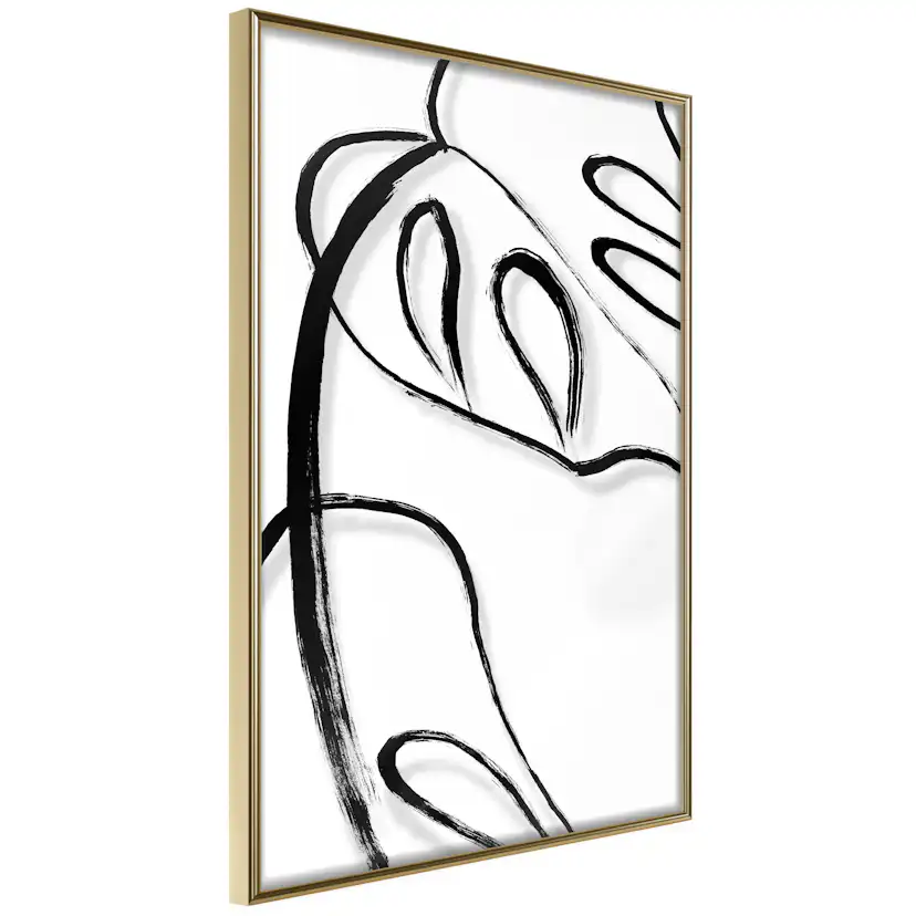 Poster Artgeist Affisch White Monstera