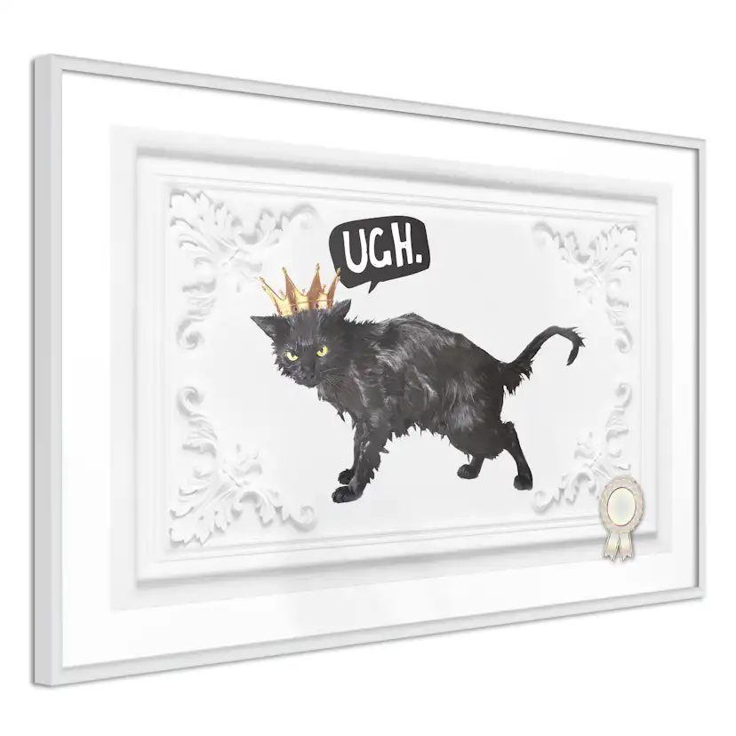 Poster Artgeist Affisch Cat in Crown