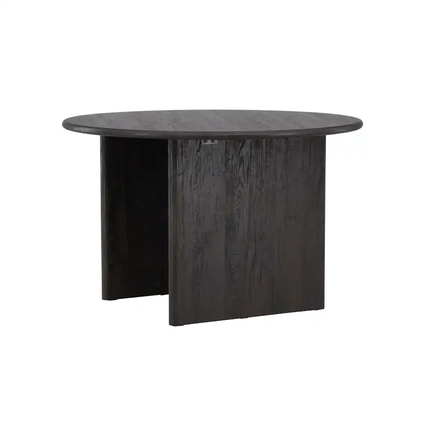 Björholmen Dining Table ⌀120 - Black / FSC 100% Vittvätt