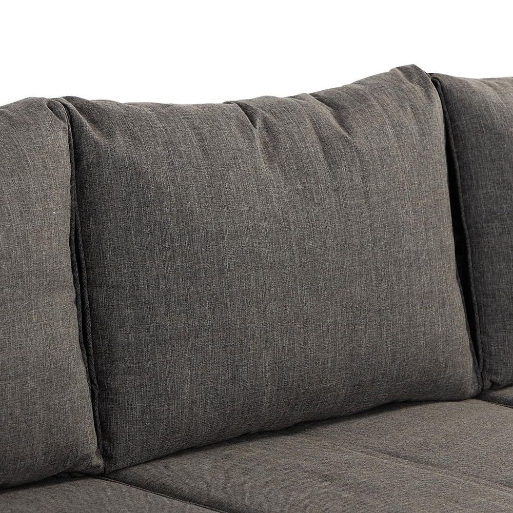 Loungegrupp Comfort Garden Ariany Utemöbler i Svart Aluminium