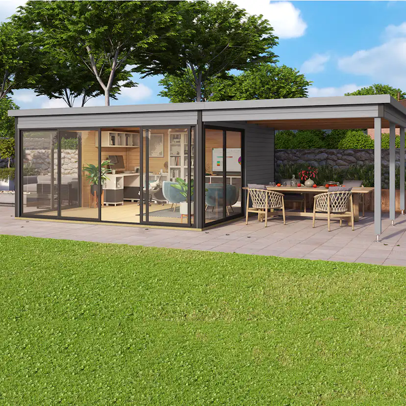 Fristående Uterum Landskap Stråla med Uteplats 30,0 kvm